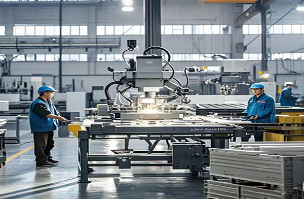 铝艺车间设备展示