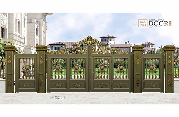 欧式庭院铝艺大门